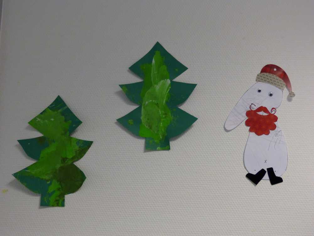 Les sapins peints