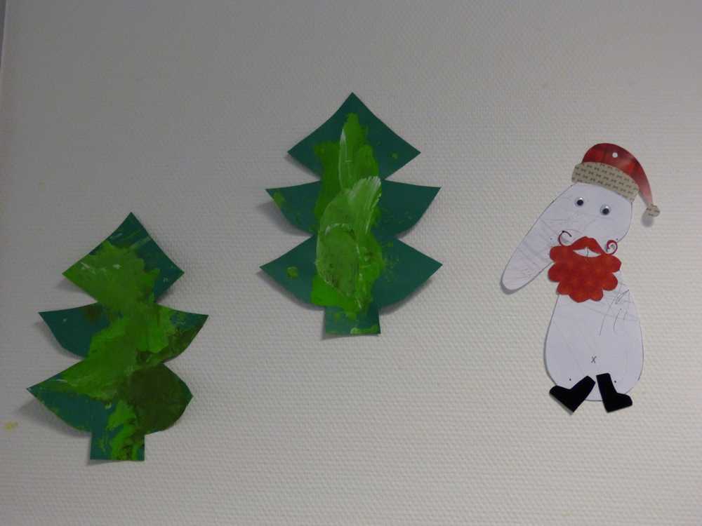 Les sapins peints